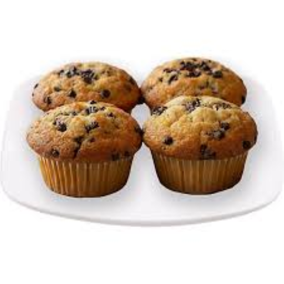 KINGSMIL CHOC CHIP MUFFINS 4S 200G